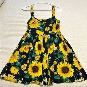 Forever 21 Yellow Sundress Sleeveless Spaghetti Strap Mini